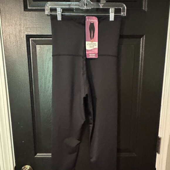 Curveez Pants - Curveez Shapewear Leggings Black Medium